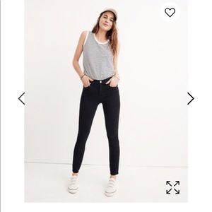 Madewell hi-rise velvet Skinny Jeans